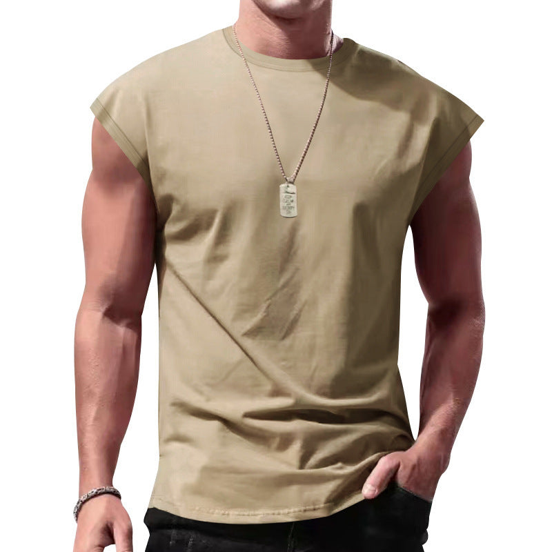 Causal Summer Sporty Loose Sleeveless undershirt for Men, Breathable and Comfortable Fitness Vest