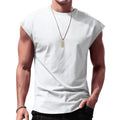 Causal Summer Sporty Loose Sleeveless undershirt for Men, Breathable and Comfortable Fitness Vest