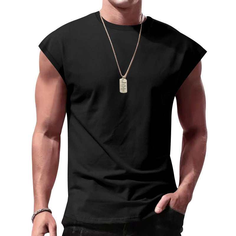 Causal Summer Sporty Loose Sleeveless undershirt for Men, Breathable and Comfortable Fitness Vest