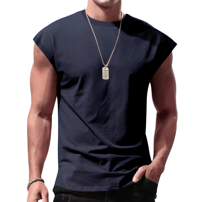 Causal Summer Sporty Loose Sleeveless undershirt for Men, Breathable and Comfortable Fitness Vest