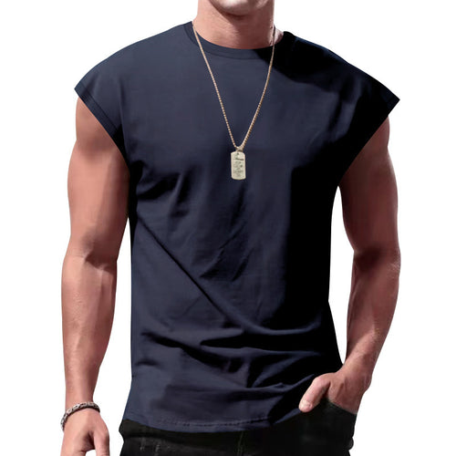 Causal Summer Sporty Loose Sleeveless undershirt for Men, Breathable and Comfortable Fitness Vest