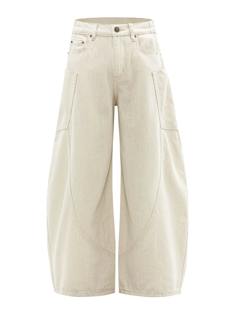 Men's Multi Pocket Curved Jeans